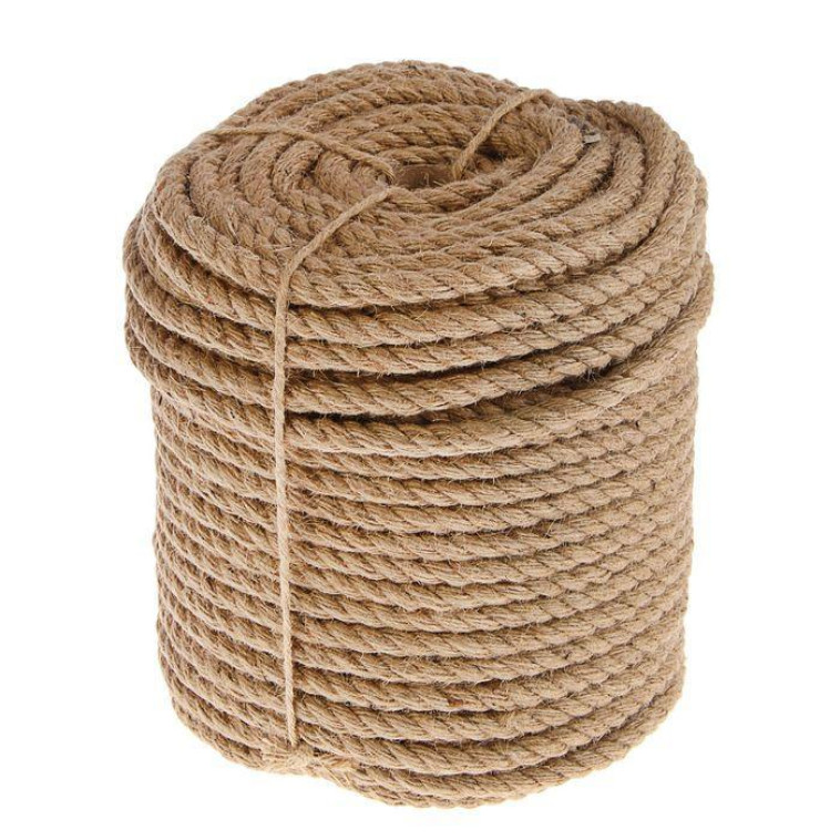 Веревка джутовая 100 м 12 мм Baizheng