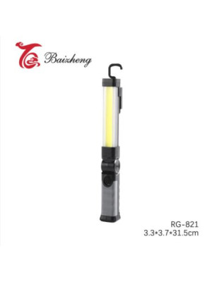 Фонарь ручной 1 led с крючком аккумуляторная батарея RG-821 Baizheng