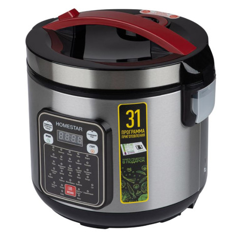Мультиварка 5 л 900 Вт 31 программ чаша антипригарная дисплей HS-2031 HomeStar