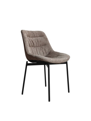 Стул металлический Baizheng BZ-6138K 55×55×80,5 см, коричневый, износостойкий текстиль, до 150 кг Стул металлический Baizheng BZ-6138K 55×55×80,5 см, коричневый, износостойкий текстиль, до 150 кг