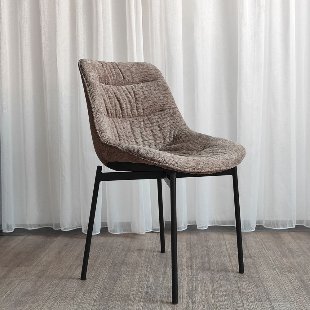 Стул металлический Baizheng BZ-6138K 55×55×80,5 см, износостойкий текстиль, до 150 кг