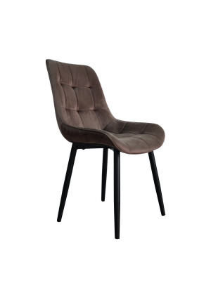Стул металлический Baizheng 88×40×50 см, текстиль, темно-коричневый, до 150 кг Стул металлический Baizheng 88×40×50 см, текстиль, темно-коричневый, до 150 кг