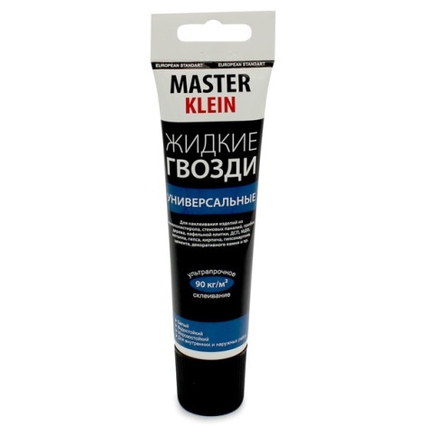 Жидкие гвозди акриловые универсальные белые 200мл/300г Master Klein