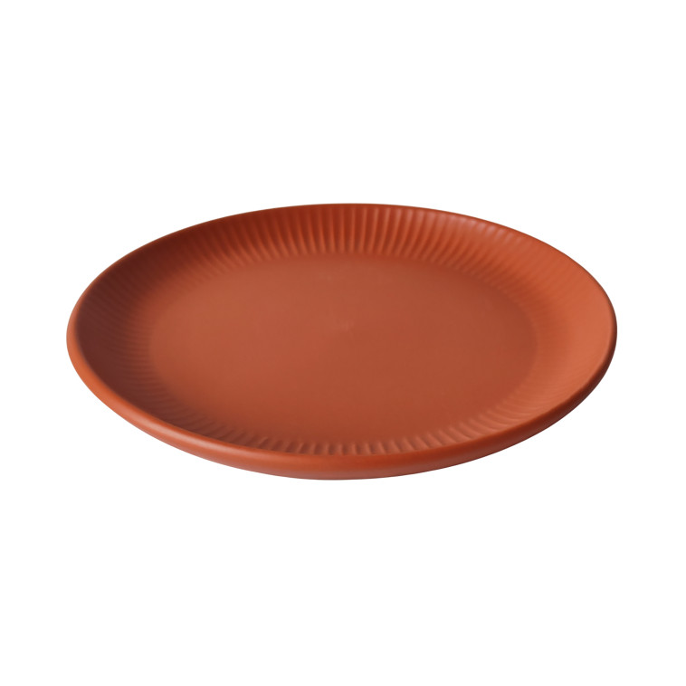 Изображение Тарелка керамическая обеденная 22 см Costa brick Коралл