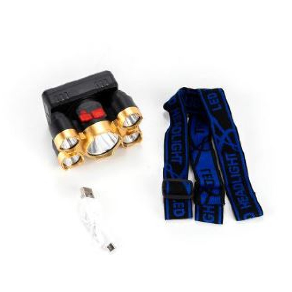 Фонарь налобный 8,5*4,8*8 см 400 мАч USB аккумуляторный 4 режима освещения BZ-K Baizheng