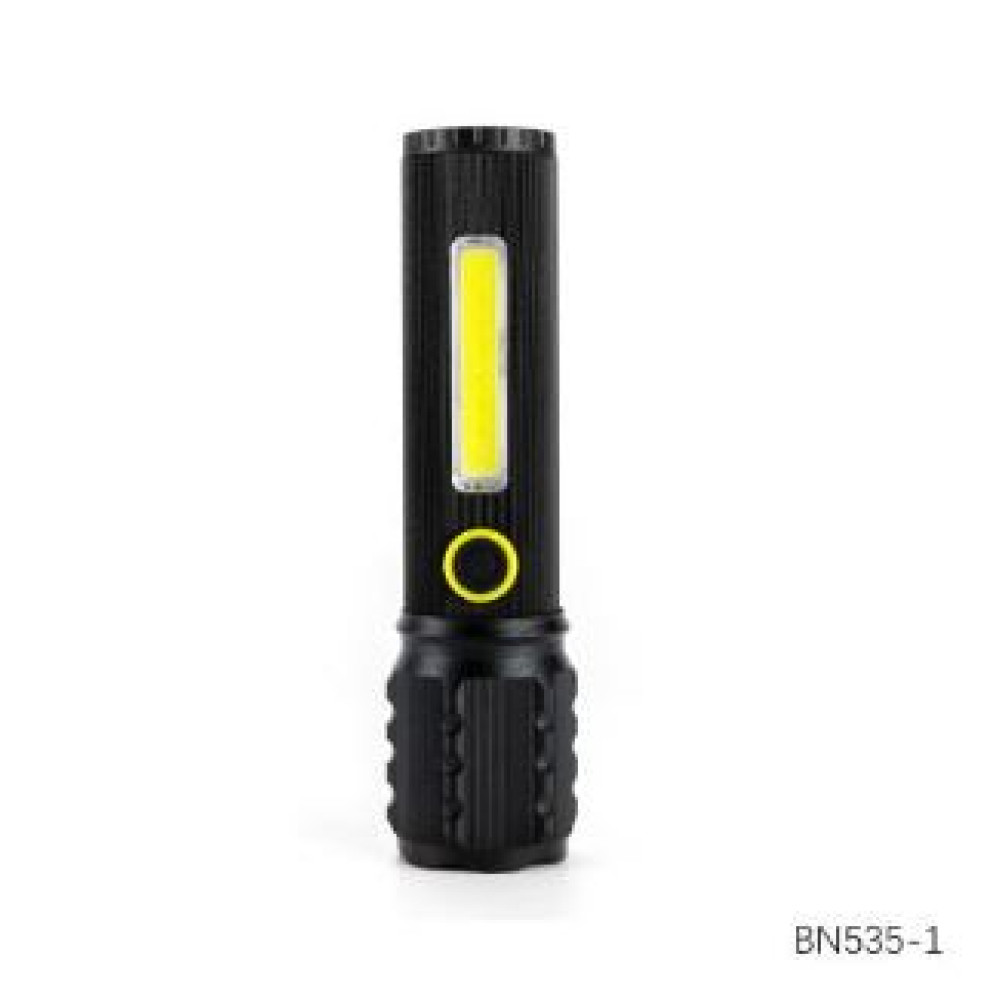 Фонарь ручной 11,6*2,7 см 800 мАч USB аккумулят телескоп фокусировка 4 режима BN535 Baizheng