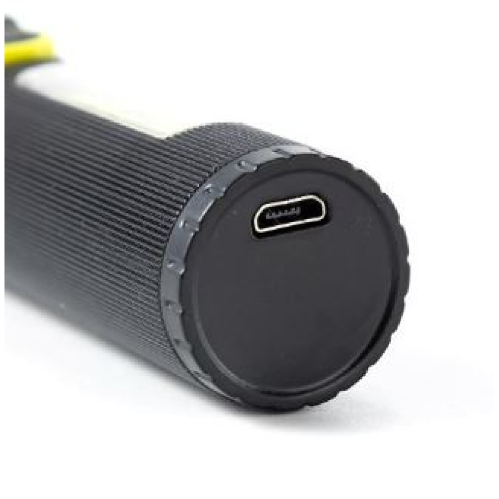 Фонарь ручной 16,5*2,7 см 800 мАч USB аккумулят телескоп фокусировка 4 режима BN535 Baizheng