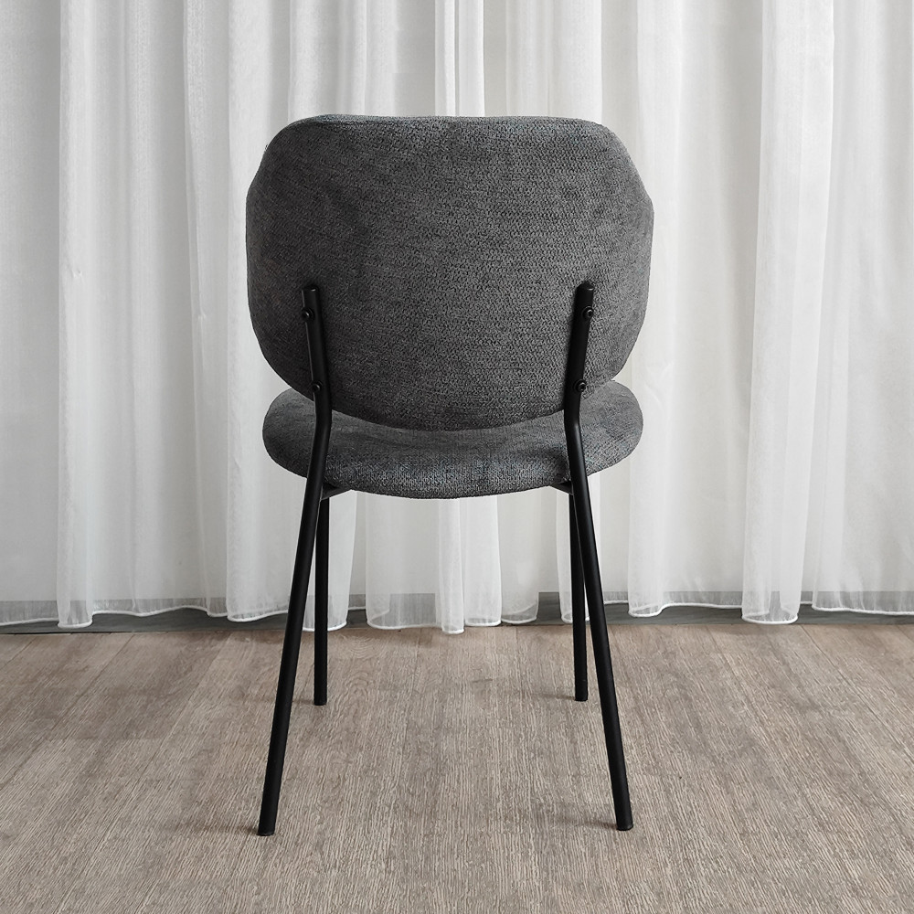 Стул металлический Baizheng BZ-6197ASH 49×57×80,5 см, износостойкий текстиль, до 150 кг