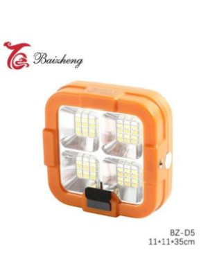 Фонарь кемпинговый 11*11*3.5 cm аккумулятор BZ-D5 Baizheng