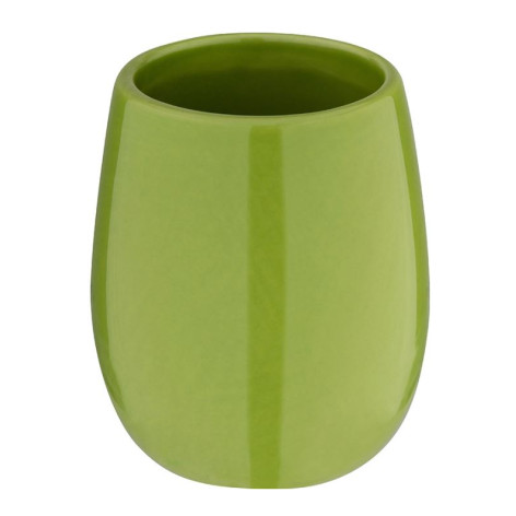 Стакан керамический для ванной комнаты 7*7*9 см Лайм Рыжий кот