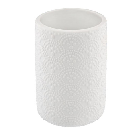 Стакан керамический для ванной комнаты 8*8*11.5 см Istanbul Leonord