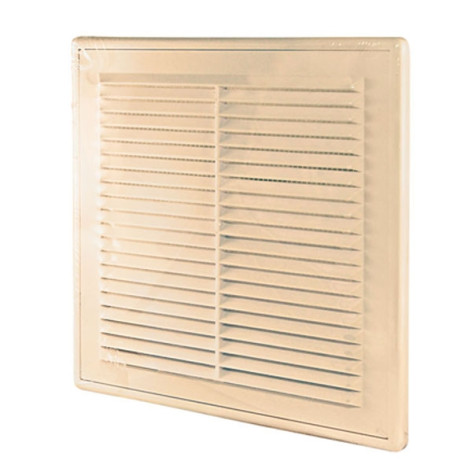 Решетка разъемная с москитной сеткой, беж. 150х150 TDM