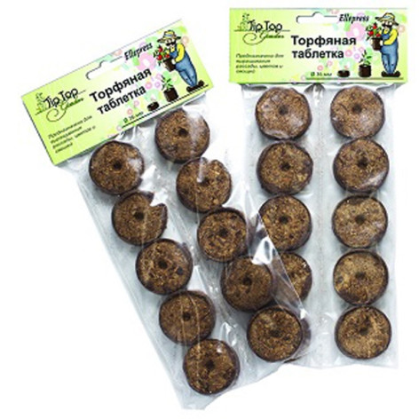 Таблетка торфяная d27мм 12шт