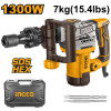 Мини фото Отбойный молоток 1300Вт HEX 20Дж кейс SUPER INGCO PDB130018 INDUSTRIAL