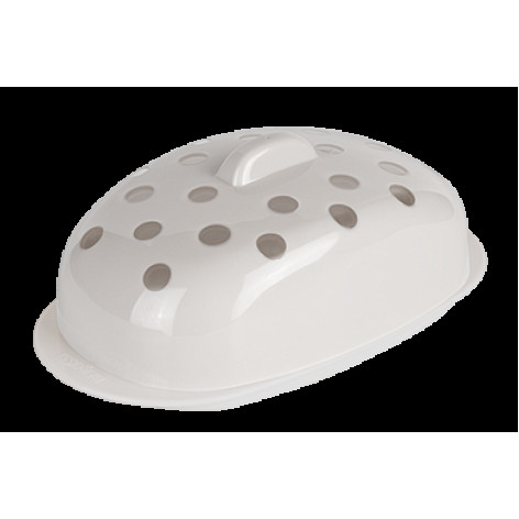 Масленка пластиковая 19*10,8*7,1 см платина Sens Berossi