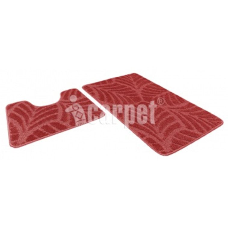 Коврик для ванной Актив 001 50*80/50*40 ягодный 73 Шахинтекс