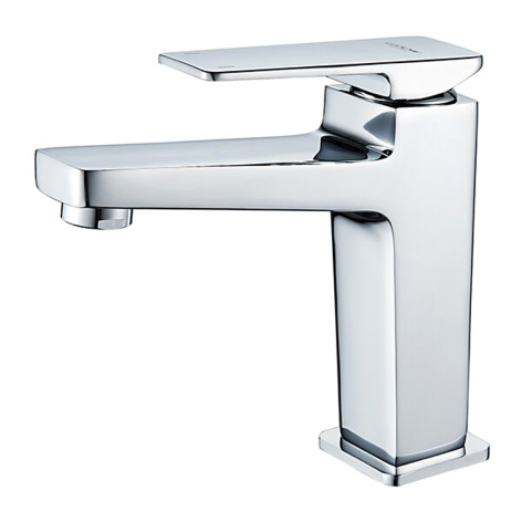 Смеситель для умывальника однорыч. 26мм на шпильке Латунь Хром Ledeme L1078