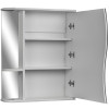 Миниатюра Шкаф-зеркало Волна 1-55 правый Айсберг