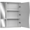 Мини картинка Шкаф-зеркало Волна 1-60 правый Айсберг