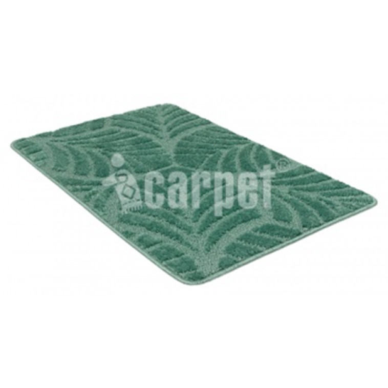 Коврик для ванной Актив 001 60*90 зеленый 52 Шахинтекс