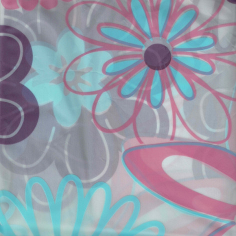 Штора для ванной Dikalan 180*180 цветы