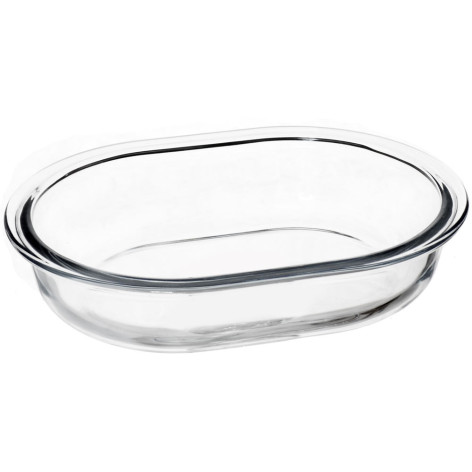 Форма стеклянная для запекания 520 мл овал Borcam Pasabahce
