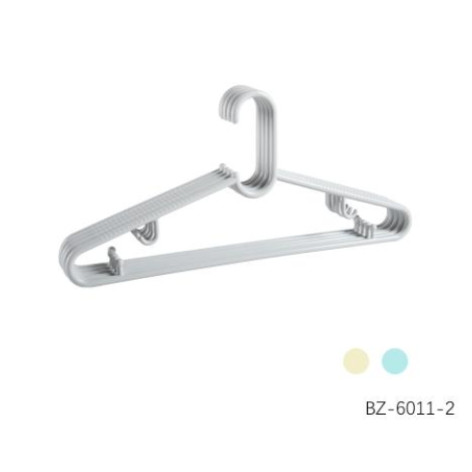 Вешалка пластиковая для одежды 5 шт 21,5*46,8 см микс BZ-6011-2 Baizheng