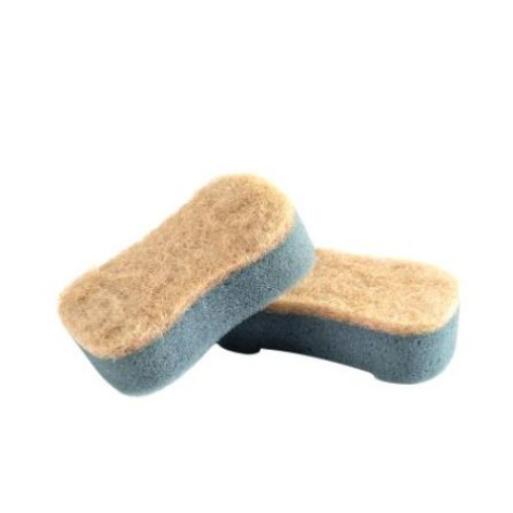 Губка поролоновая с фиброй для посуды 2 шт 12*7 см микс Baizheng Губка поролоновая с фиброй для посуды 2 шт 12*7 см микс Baizheng