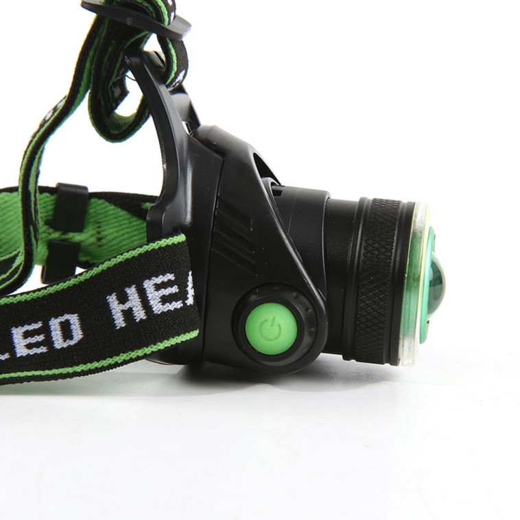 Cнимок Фонарь налобный  led 10*10*8 см аккумулятор 4 режима USB микро USB Baizheng