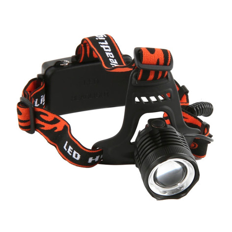 Фонарь налобный  led 11*9*9,5 см 2 аккумулятора 3 режима Baizheng