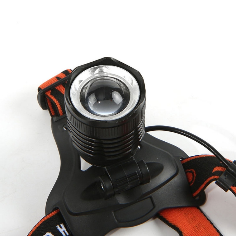 Рисунок Фонарь налобный  led 11*9*9,5 см 2 аккумулятора 3 режима Baizheng