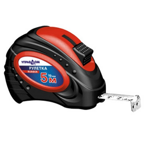 Рулетка  7,5м*25мм Rubber Управдом