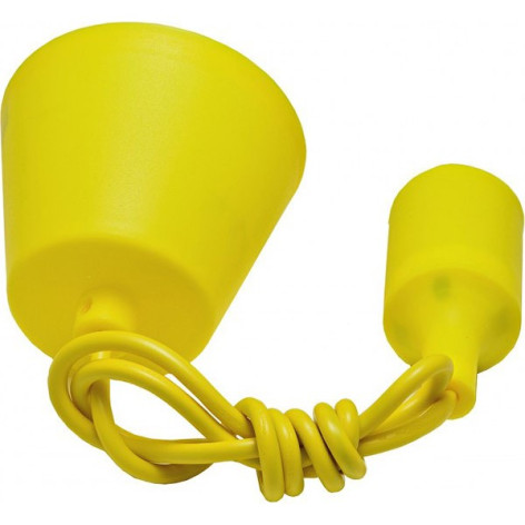 *Подвес с патроном E27, 1 м, желтый