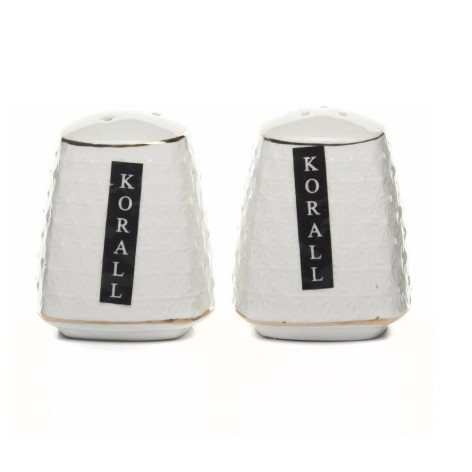 Набор керамический 2 пр для специй Снежная королева квадр Коралл