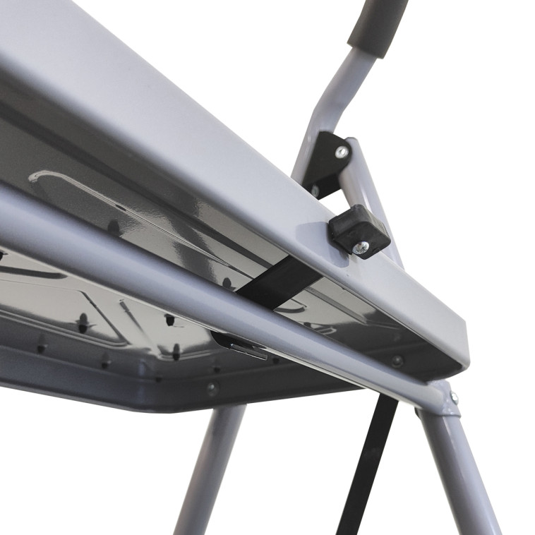 Изображение Стремянка  3 широкие ступени 110*64*47см вес 7,5кг сталь до 150кг Baizheng