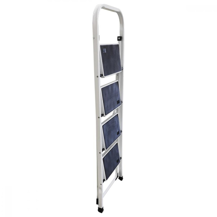 Рисунок Стремянка  4 широкие ступени 131*82*46см вес 8,5кг сталь до 150кг Baizheng