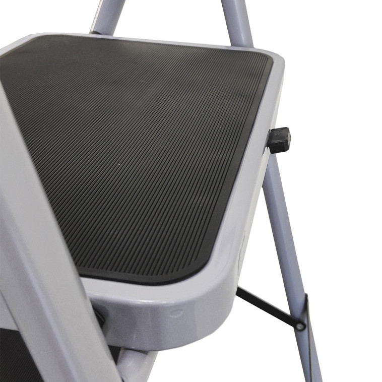 Фото Стремянка  5 широкие ступени  160*97*51см вес 11кг сталь до 150кг Baizheng