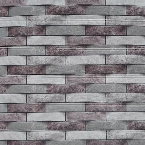 Панель стеновая самокл 3D Кирпич мозаичный 0,7х0,77м (толщ. 0,3см)