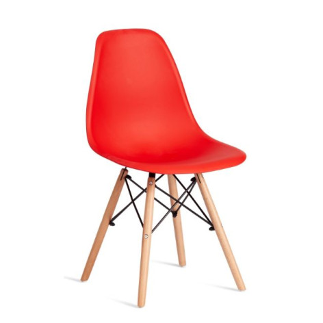 Стул полипропилен до100 кг красный Eames