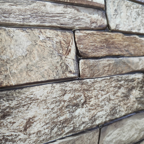 Панель стеновая самокл  3D  Бежевые камни 0,3х0,6м (толщ. 0,4см) BZ-MKK007 Панель стеновая самокл  3D  Бежевые камни 0,3х0,6м (толщ. 0,4см) BZ-MKK007