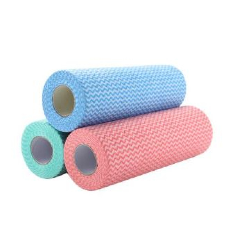 Салфетки вискоза рулон 50 шт 25*30 см Baizheng
