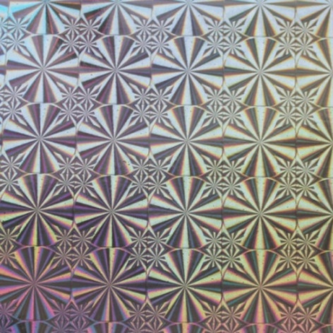 Пленка самоклеящаяся 042LB голография серебро 0,45*8м