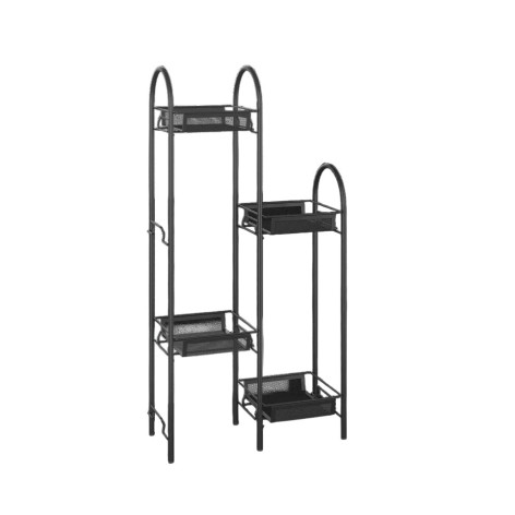 Подставка металлическая для цветов 37*17*75,4 мм черный Лира 24 ЗМИ