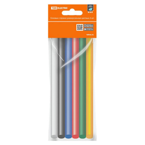 Стержни клеевые 11мм x100мм (упак 6 шт)  Стержни клеевые 11мм x100мм (упак 6 шт)