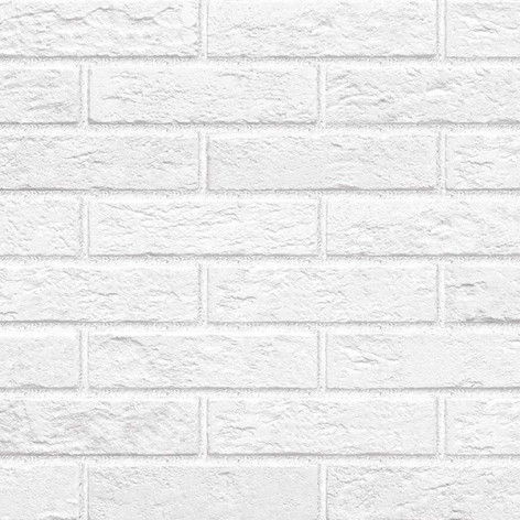 Панель стеновая ПВХ кирпич белоснежный 0,96х0,485м