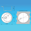 Мини фотография Мойка кухонная гранитная GS20 песочная (кругл) d495мм