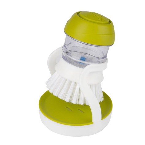 Щетка пластиковая для мытья посуды d-9 см дозатор для моющег средства Sauber Leonord