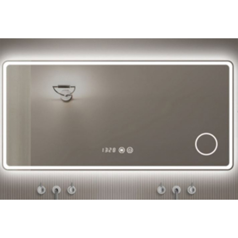 Зеркало настенное для ванной 60*80 см LED подсветка антизапотевание CU-D010 Baizheng