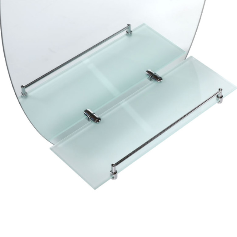 Изображение Зеркало 60*45 см овальное с полкой BZ-BS-8005-1