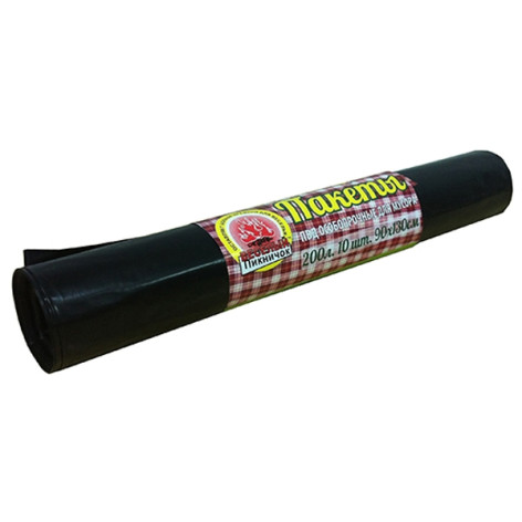 Пакеты для мусора ПВД Весёлый пикничок 200л в рул 10шт